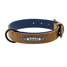 Load image into Gallery viewer, Paradise for Pets - Custom Leather Collar (Name ID)
