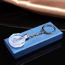 Load image into Gallery viewer, Paradise for Pets -  Custom Crystal - Keychain Round Shape
